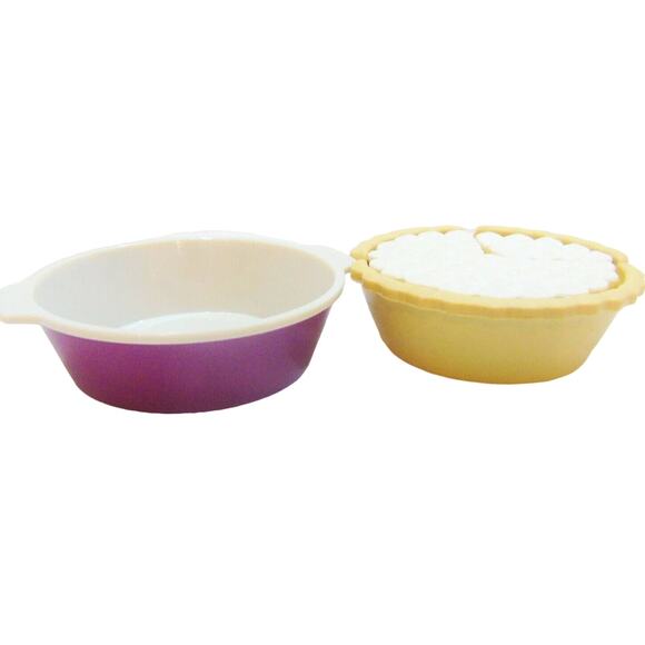 NEW American Girl LEMON MERINGUE PIE + PIE PLATE 4-Piece Kitchen Bakery Set - Picture 3 of 7